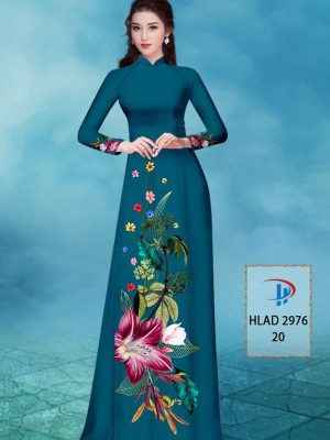 Vải Áo Dài Hoa In 3D AD HLAD2976 28